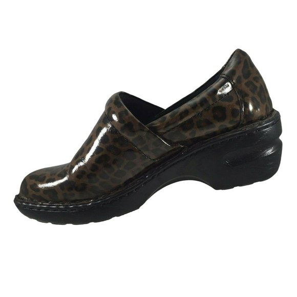 BOC Born Concept Clogs Womens 7.5 Brown Leopard Print BC8638 - Picture 8 of 12